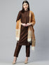 Women's Acrylic Jamawar Wool Stole